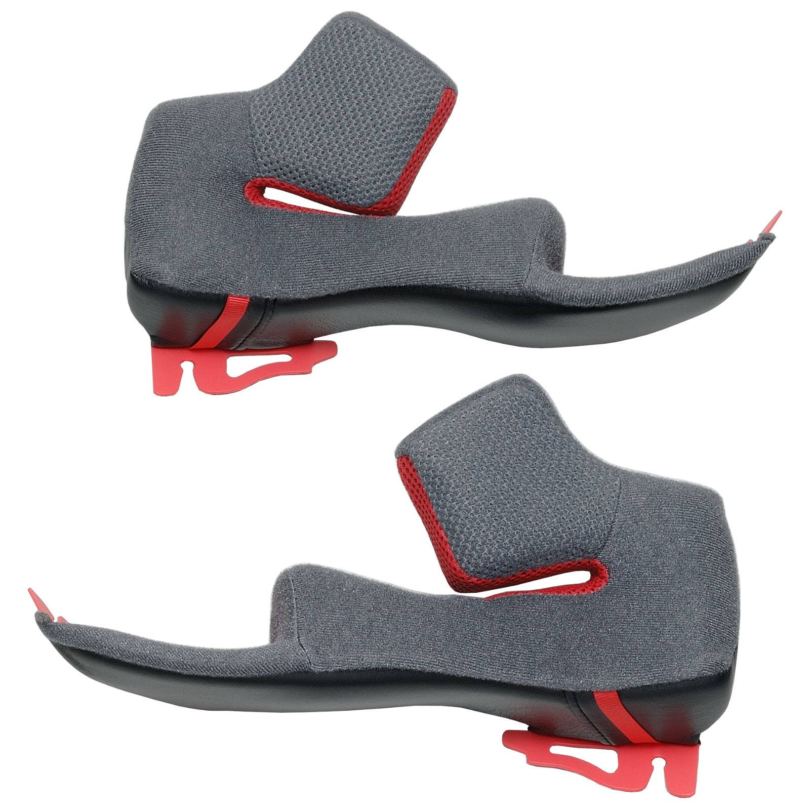 RF-1400 Cheek Pad Set Grey/Red